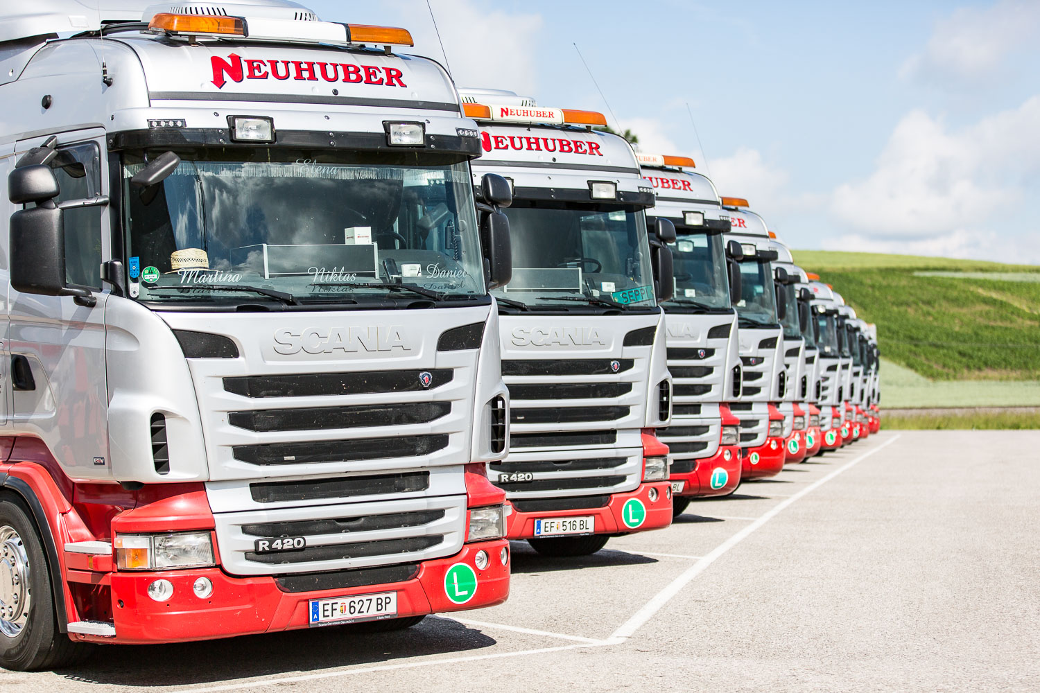 LKW aus dem Neuhuber-Fuhrpark